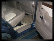 Paint from interior removed