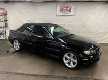 BMW convertible after full exterior detail