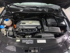 Volkswagen engine after detail